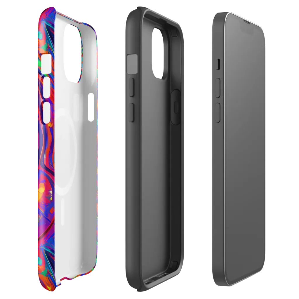 Quantum Spiral on MagSafe Tough Case for iPhone® — Front