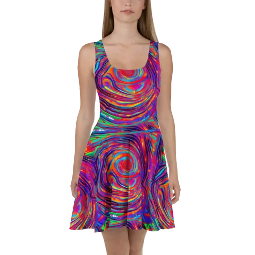 Quantum Spiral on a Skater Dress