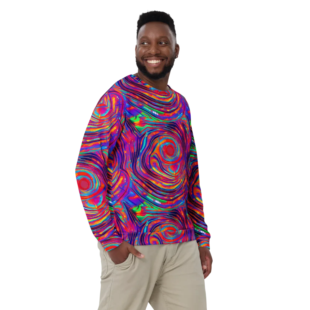 Quantum Spiral on Sweatshirt — Front