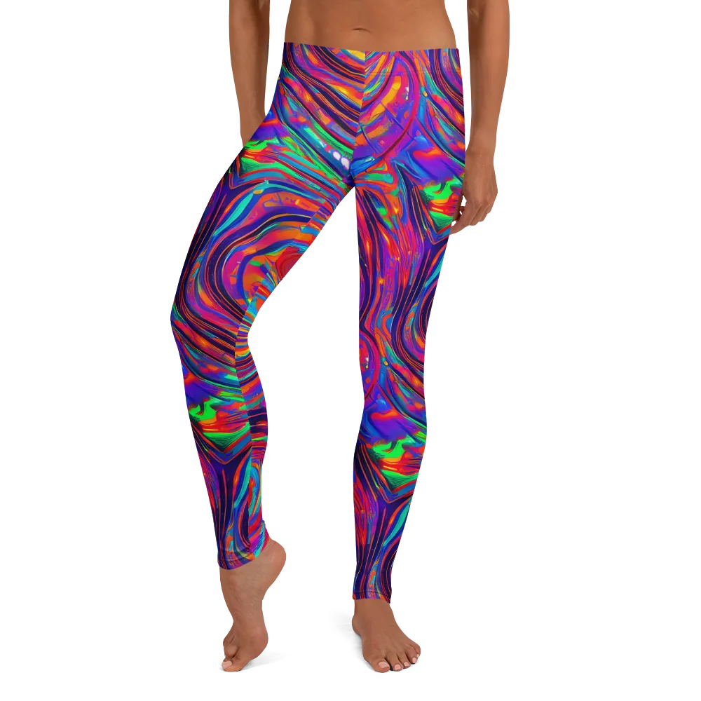 Quantum Spiral on Leggings — Front