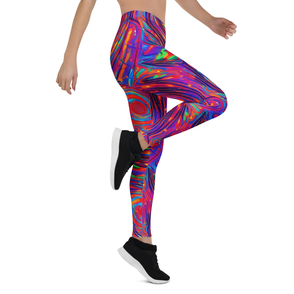 Quantum Spiral on Leggings — Right