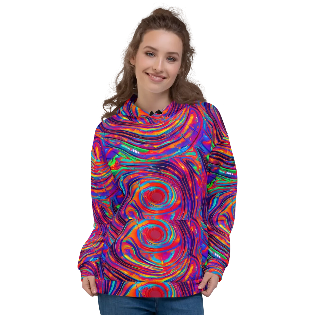 Quantum Spiral on Hoodie — Front