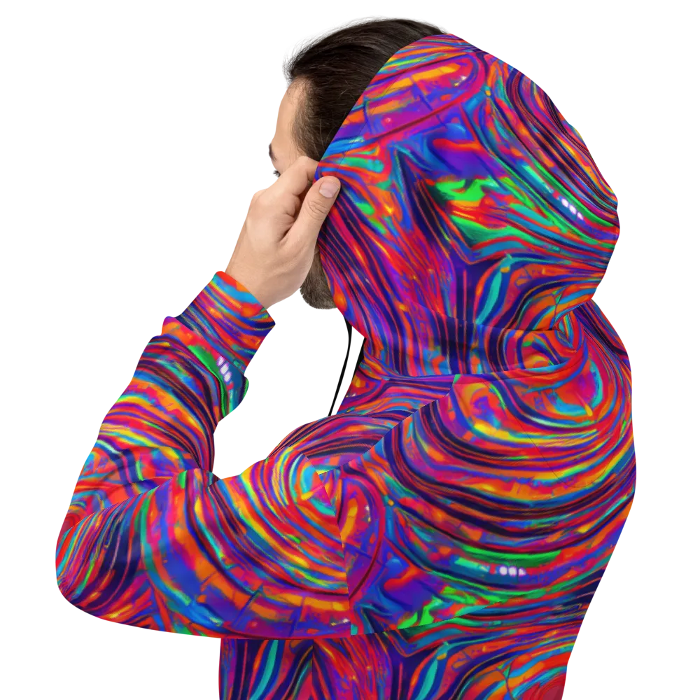 Quantum Spiral on Hoodie — Back