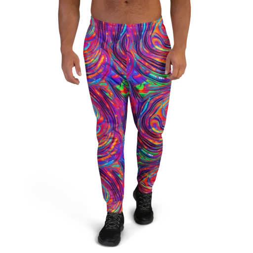 Quantum Spiral on a Men's Joggers