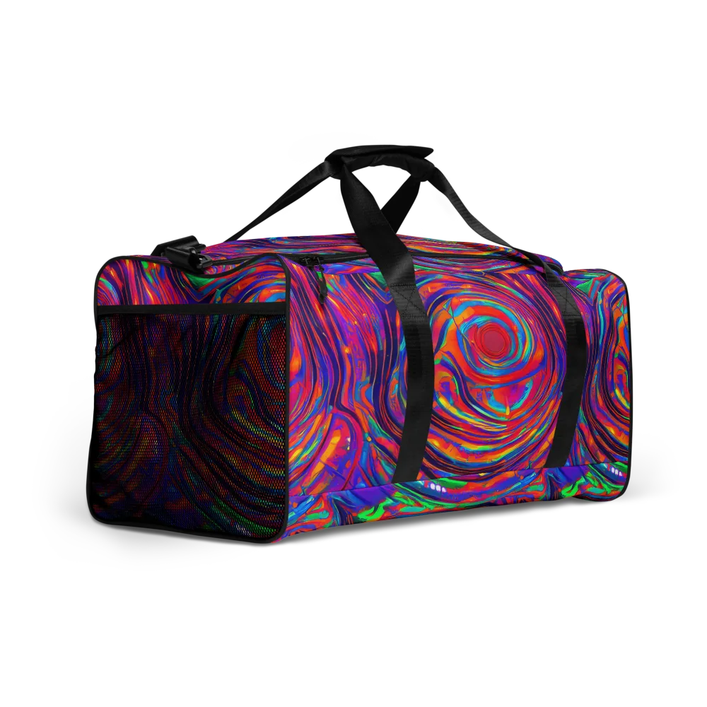 Quantum Spiral on Duffle Bag — Right Front