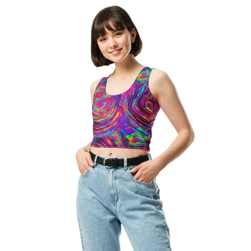 Quantum Spiral on a Crop Top