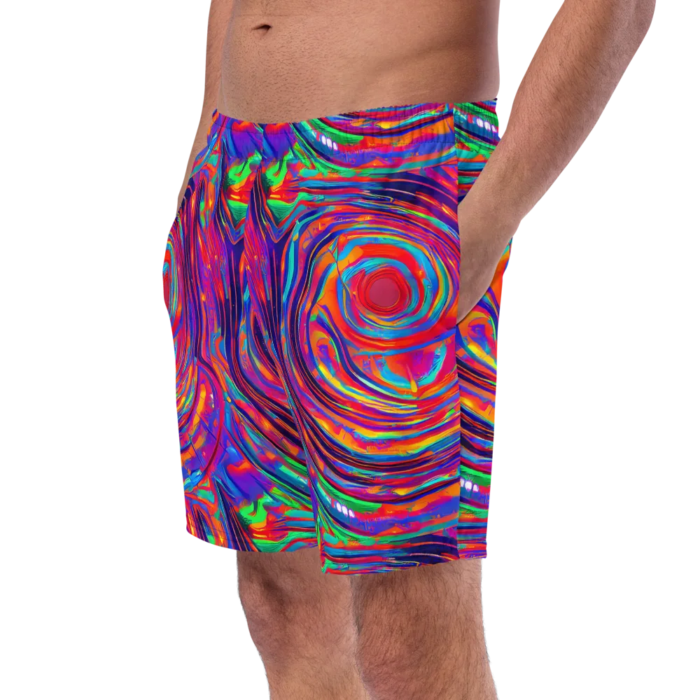 Quantum Spiral on Swim Trunks — Left Front