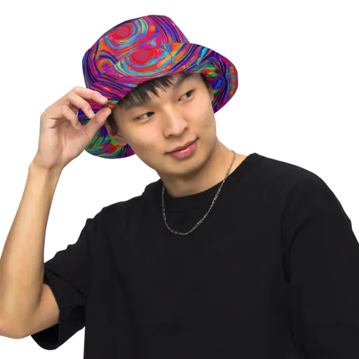 Quantum Spiral on a Reversible Bucket Hat