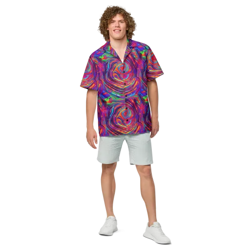 Quantum Spiral on a Button Shirt