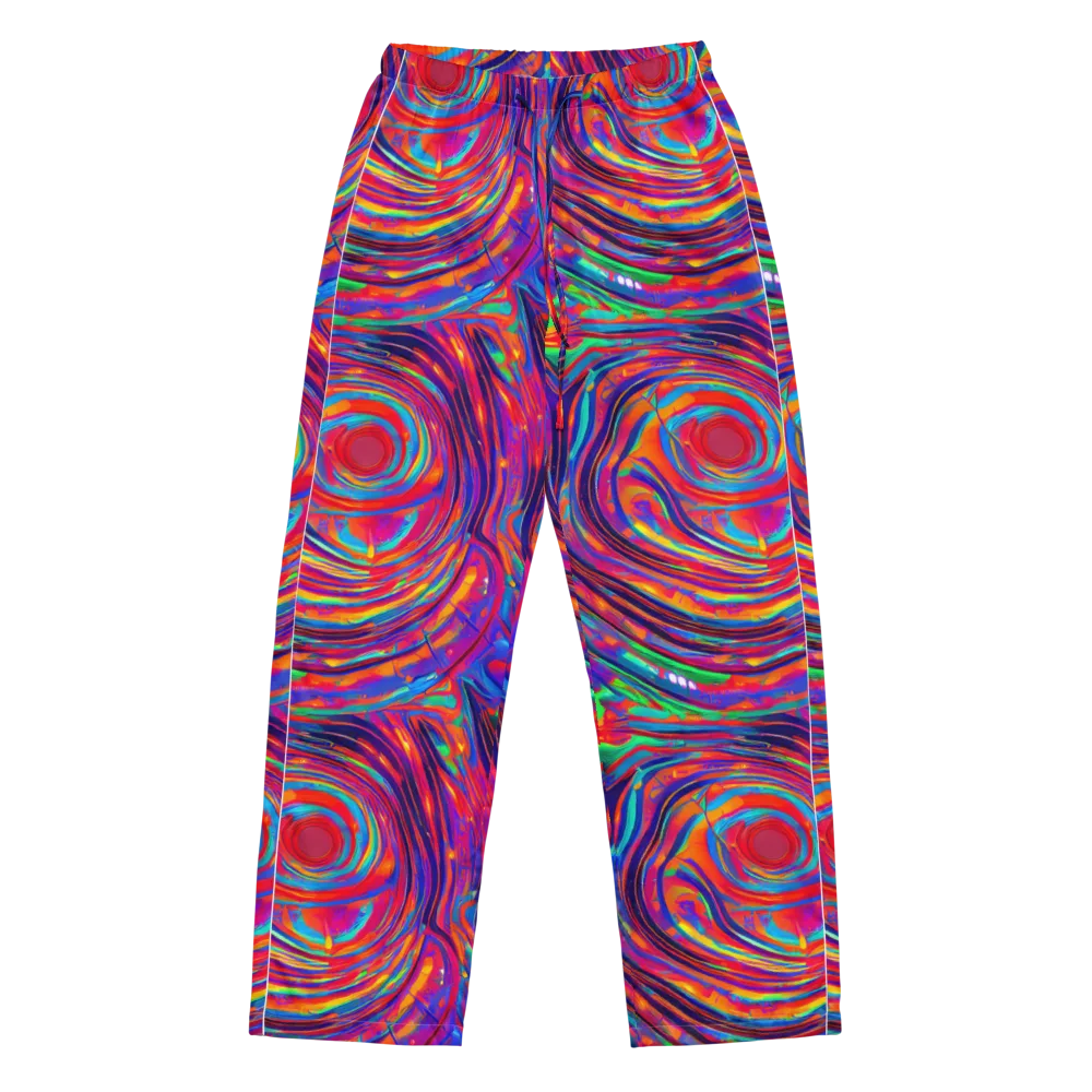 Quantum Spiral on Women's Pajama Pants — Front