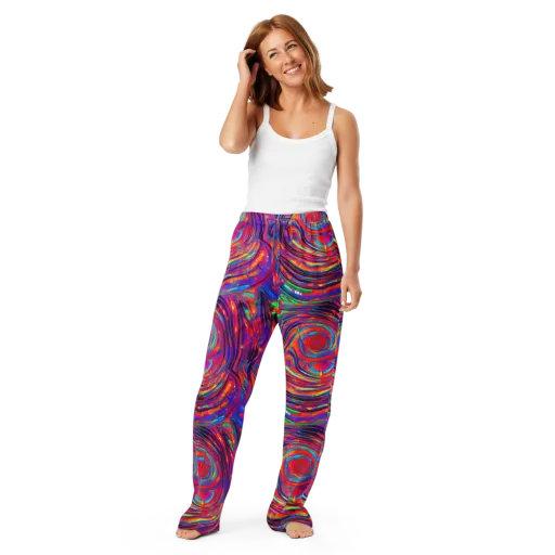 Quantum Spiral on a Women's Pajama Pants