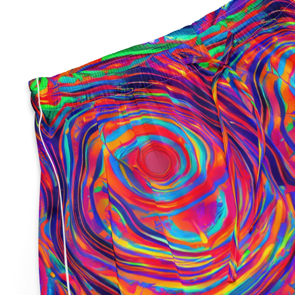 Quantum Spiral on Women's Pajama Shorts — Product details