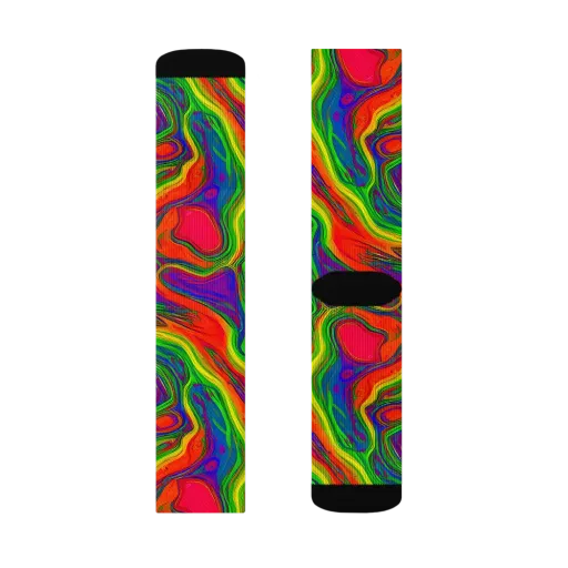 Psychedelic Waves on a Socks