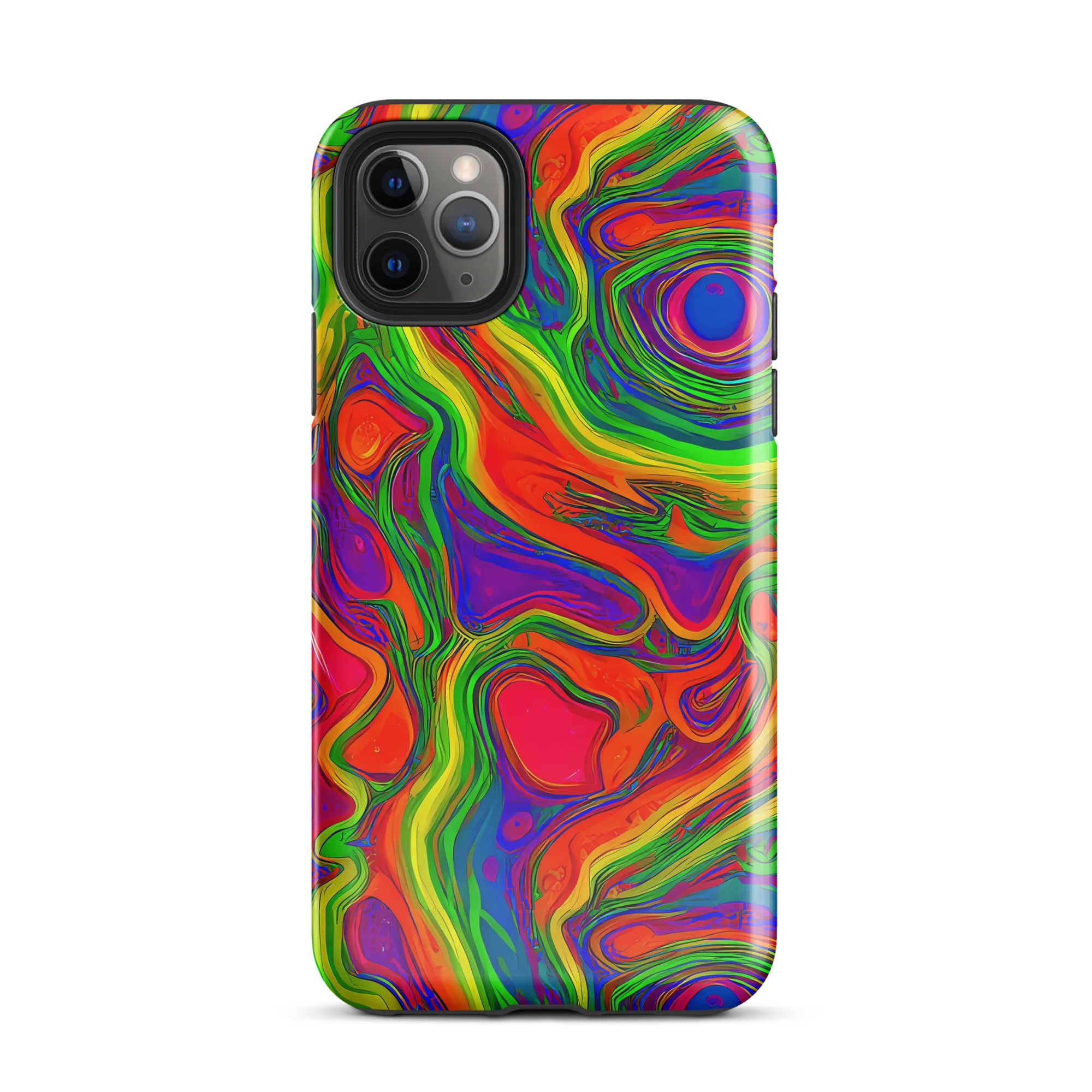 Psychedelic Waves on Tough Case for iPhone® — Front