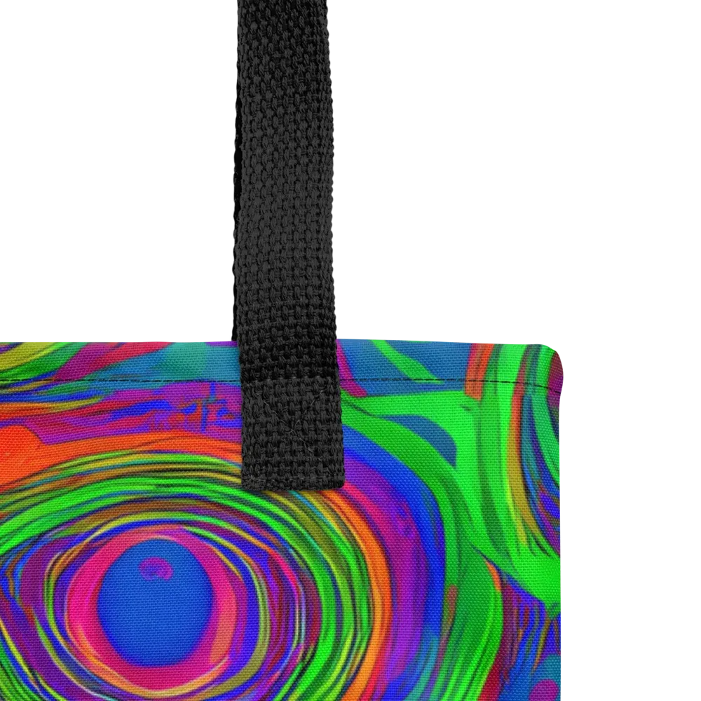 Psychedelic Waves on Tote Bag — Product details