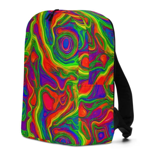 Psychedelic Waves on a Minimalist Backpack