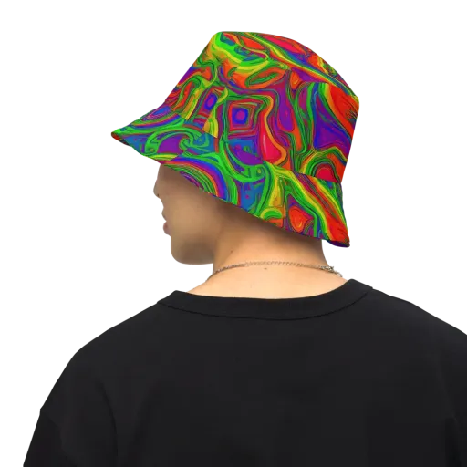 Psychedelic Waves on a Reversible Bucket Hat