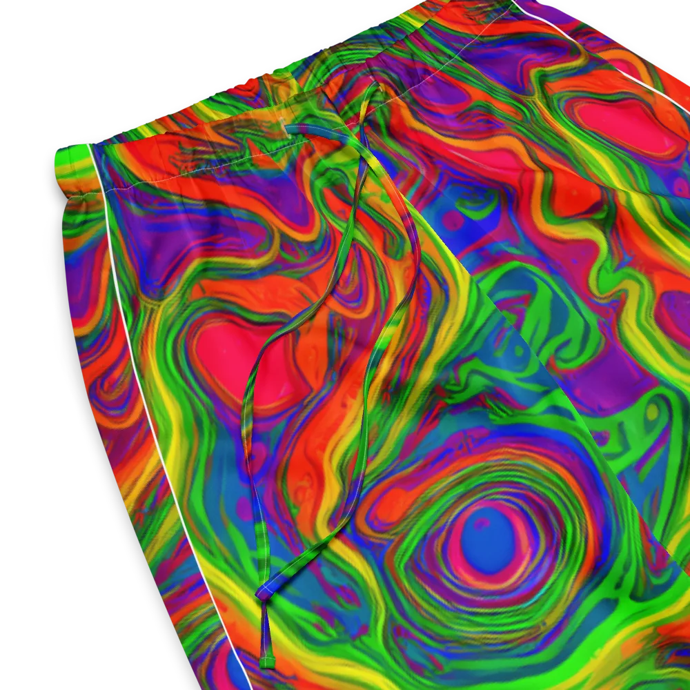 Psychedelic Waves on Women's Pajama Pants — Product details