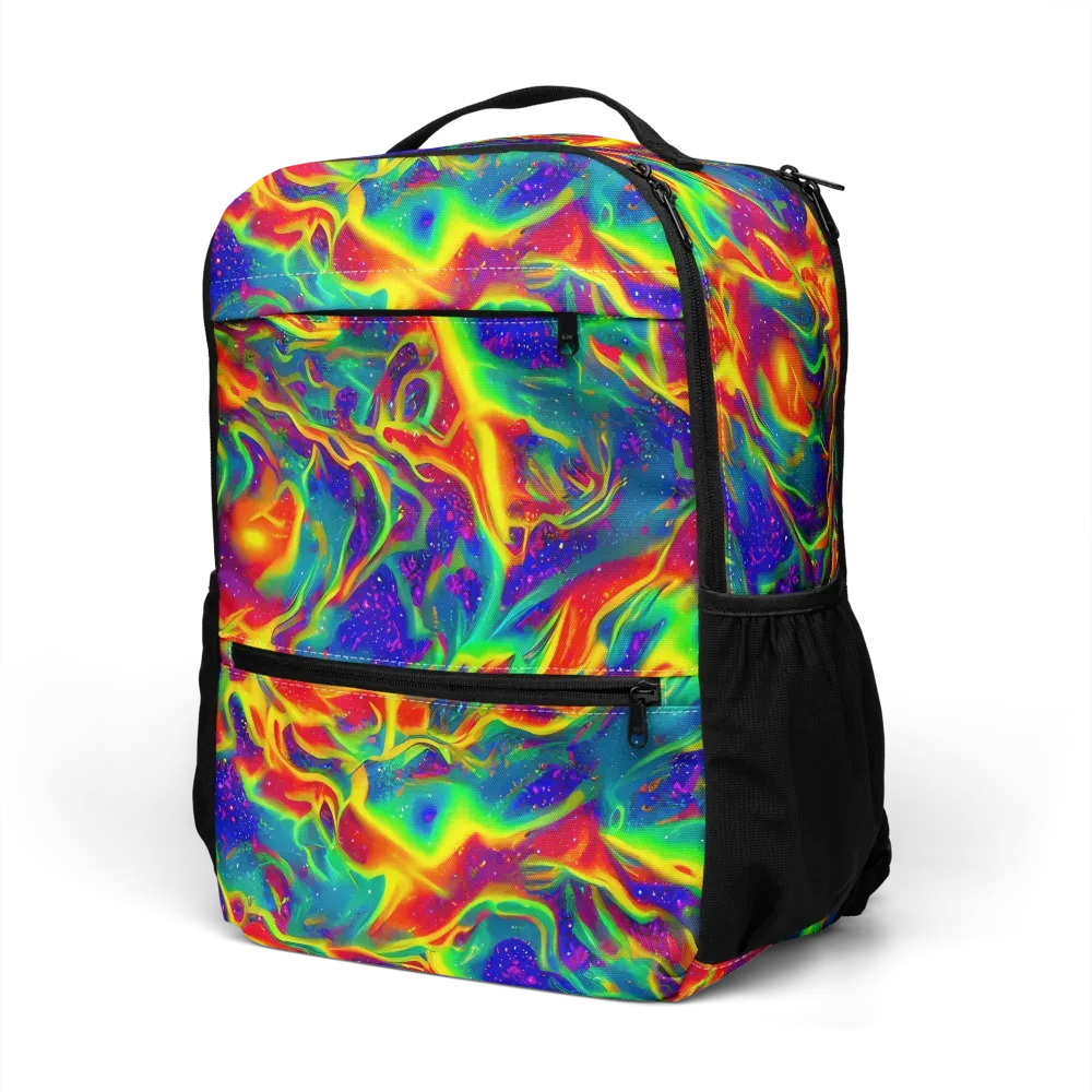 Nebula Symphony on Utility Backpack — Left Front