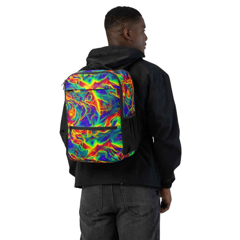 Nebula Symphony on Utility Backpack — Back