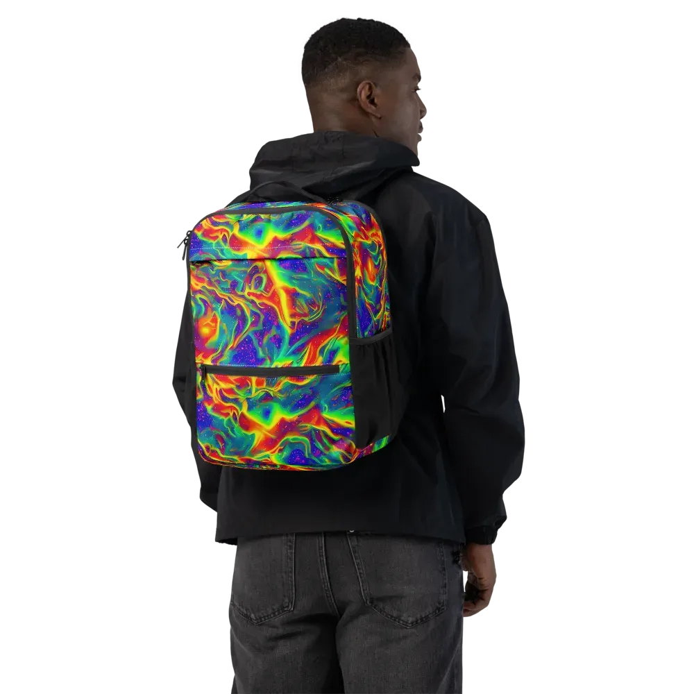 Nebula Symphony on Utility Backpack — Back