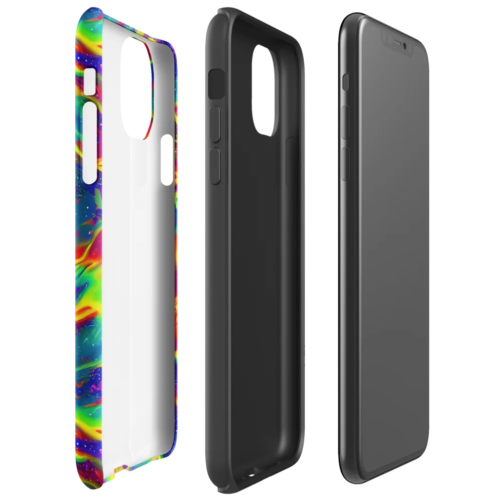 Nebula Symphony on Tough Case for iPhone® — Right