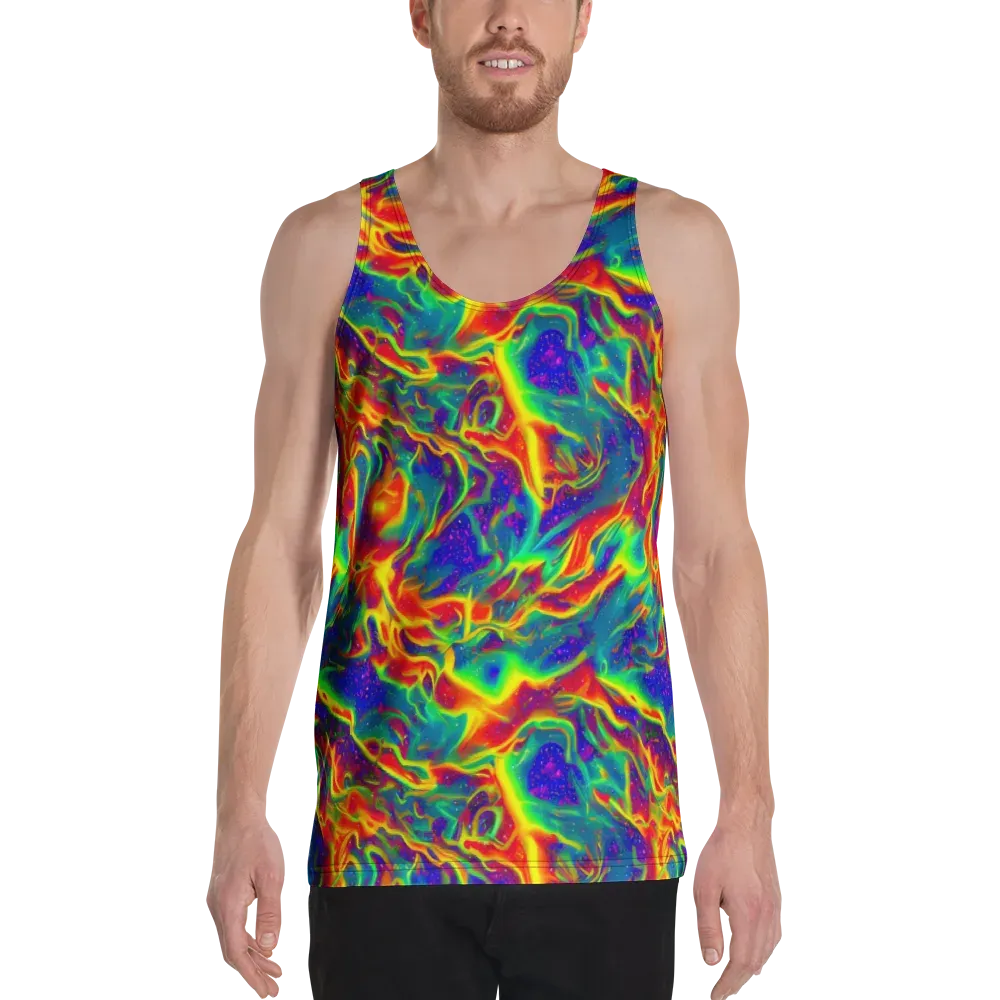 Nebula Symphony on Men's Tank Top — Front