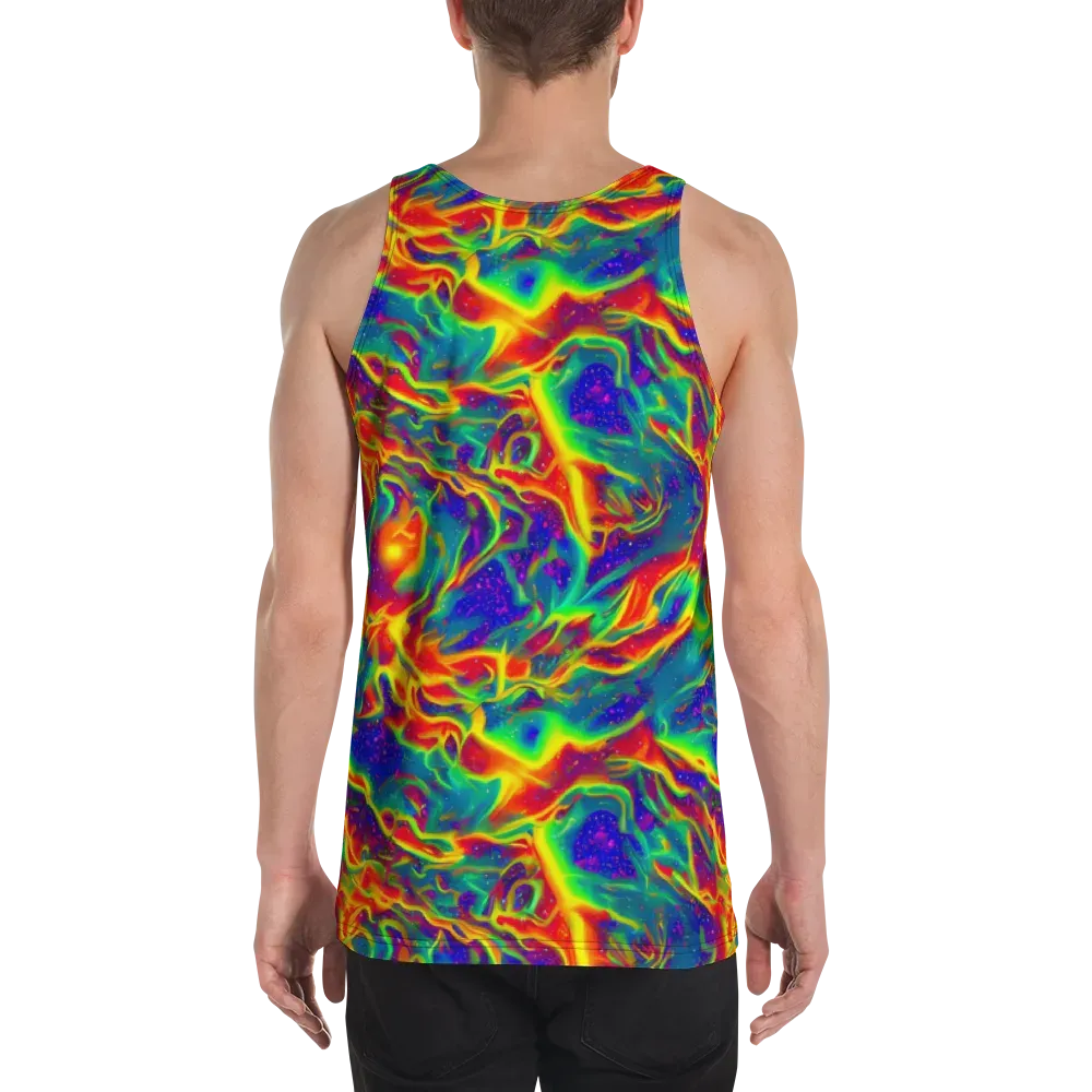Nebula Symphony on Men's Tank Top — Back