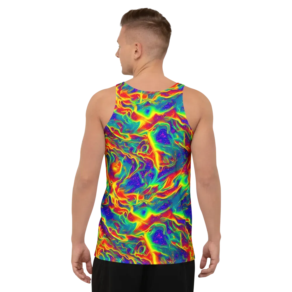 Nebula Symphony on Men's Tank Top — Back