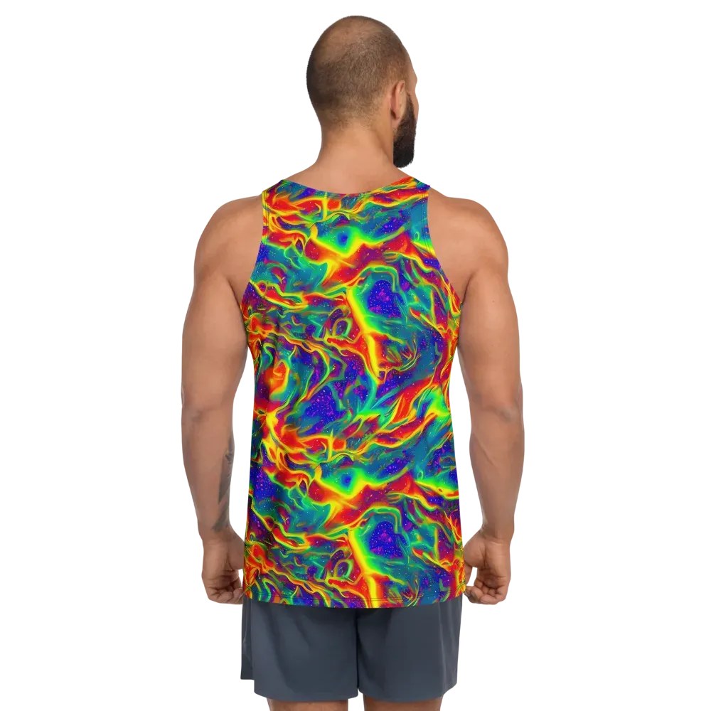 Nebula Symphony on Men's Tank Top — Back