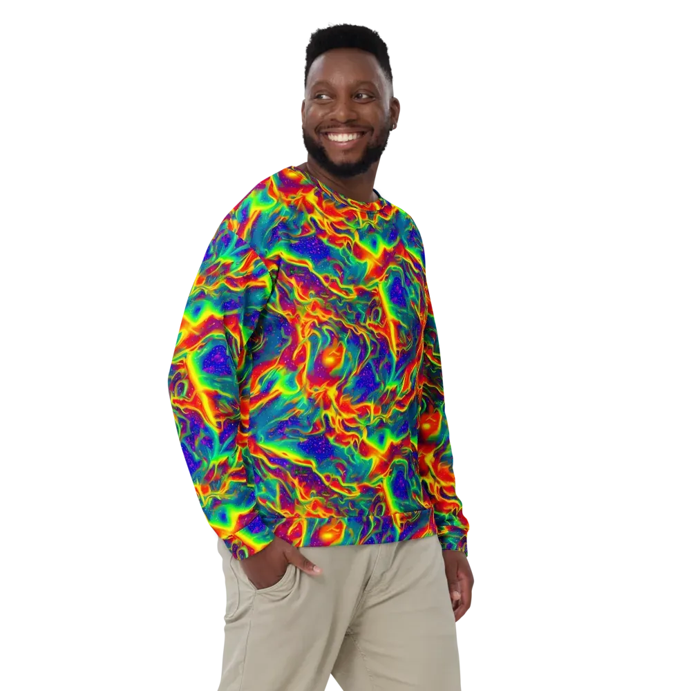 Nebula Symphony on Sweatshirt — Front