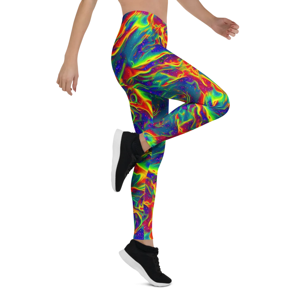 Nebula Symphony on Leggings — Right