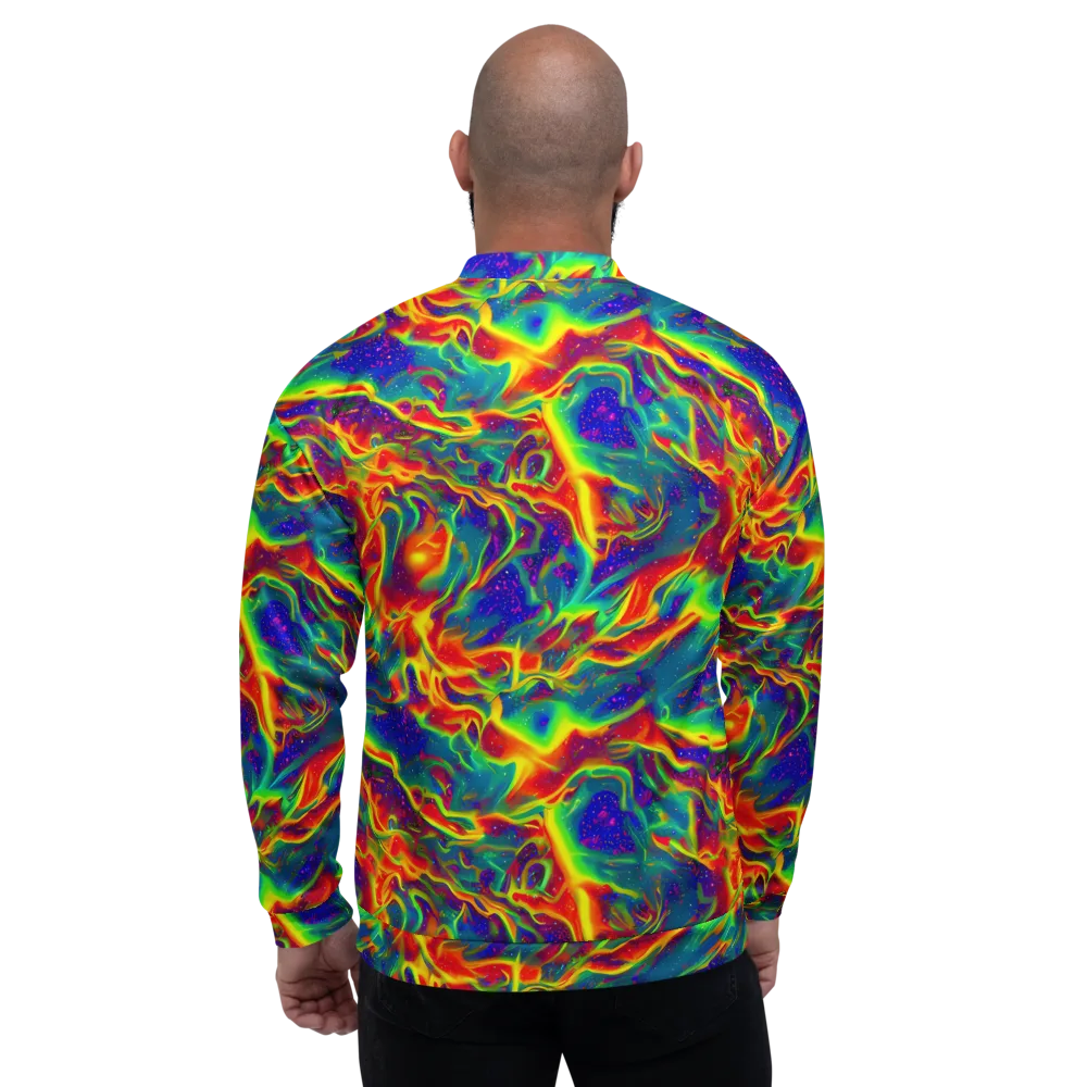 Nebula Symphony on Bomber Jacket — Back