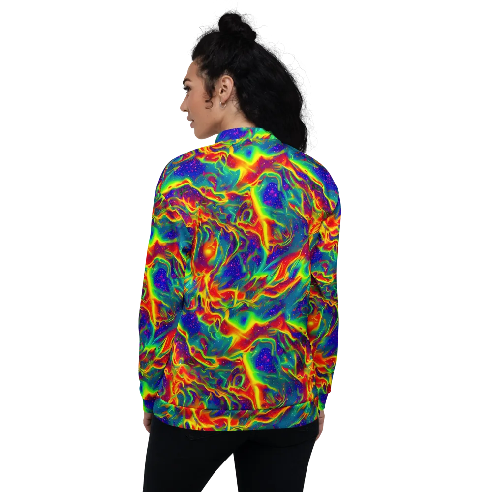 Nebula Symphony on Bomber Jacket — Back