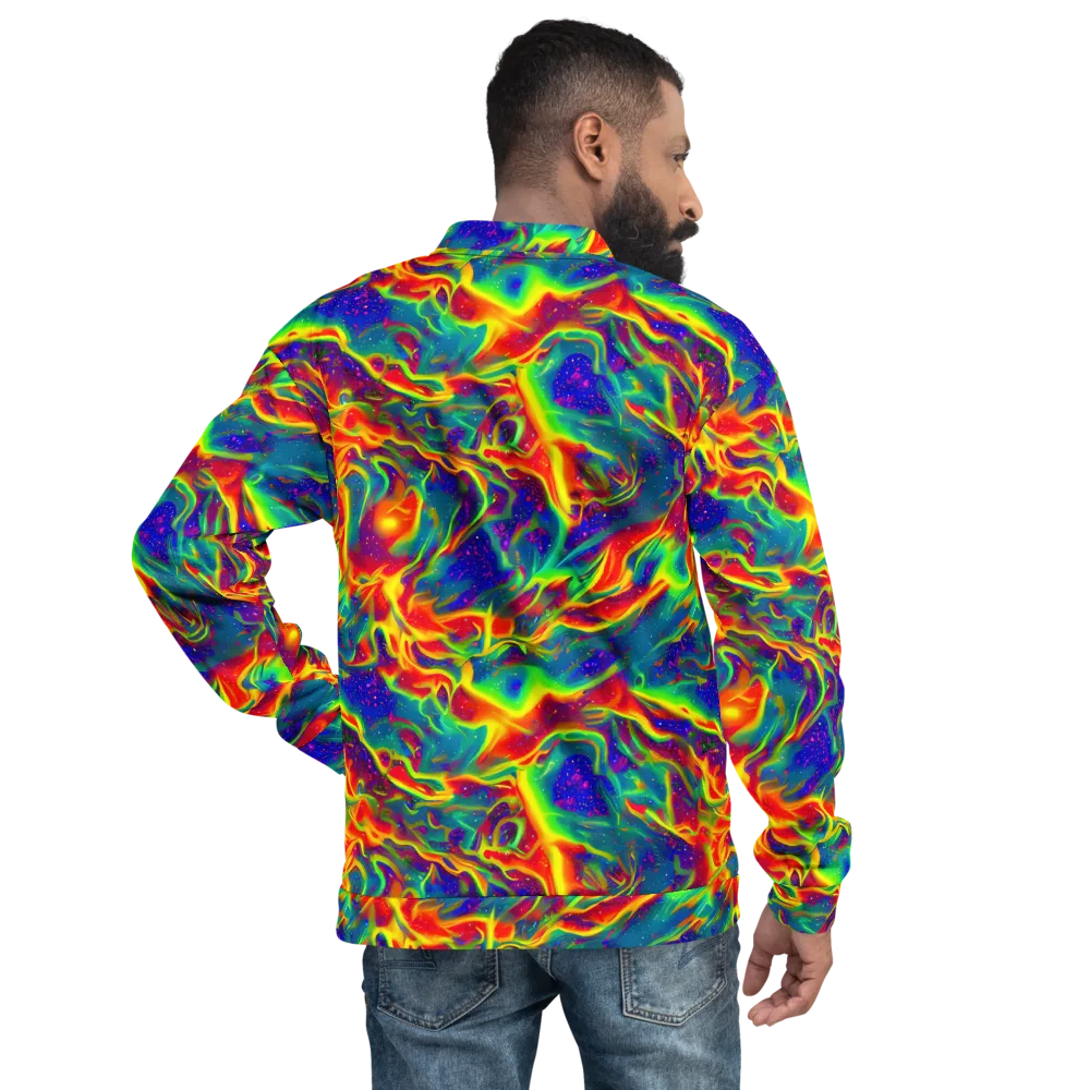 Nebula Symphony on Bomber Jacket — Back