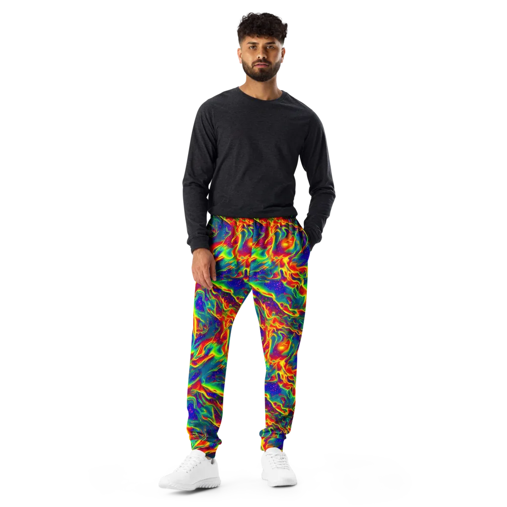 Nebula Symphony on Men's Joggers — Front