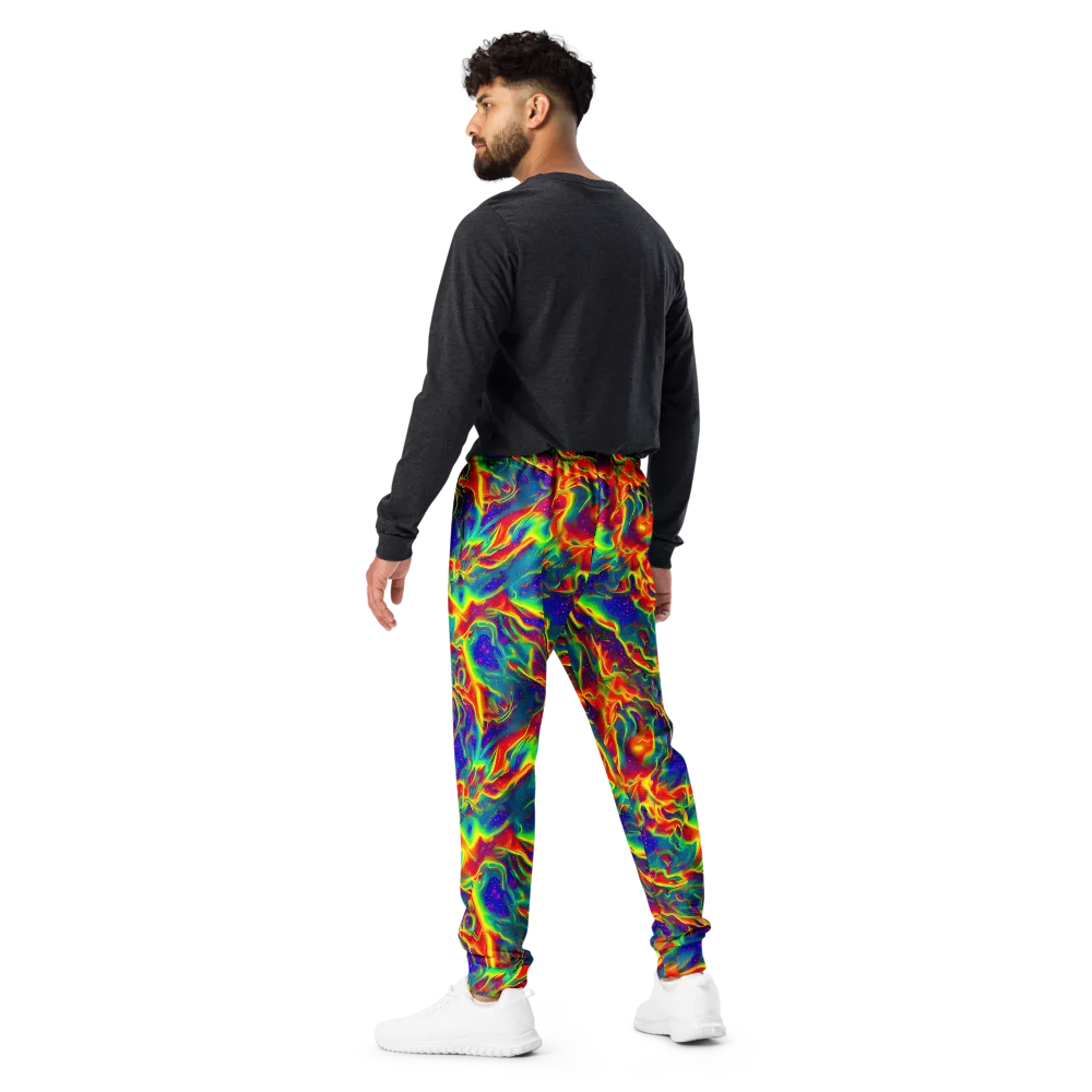 Nebula Symphony on Men's Joggers — Back