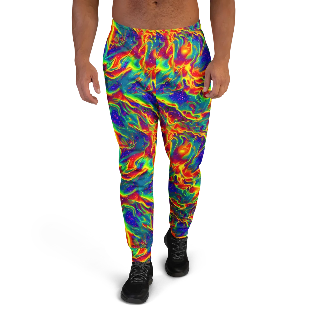 Nebula Symphony on Men's Joggers — Front