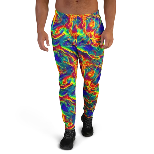 Nebula Symphony on a Men's Joggers