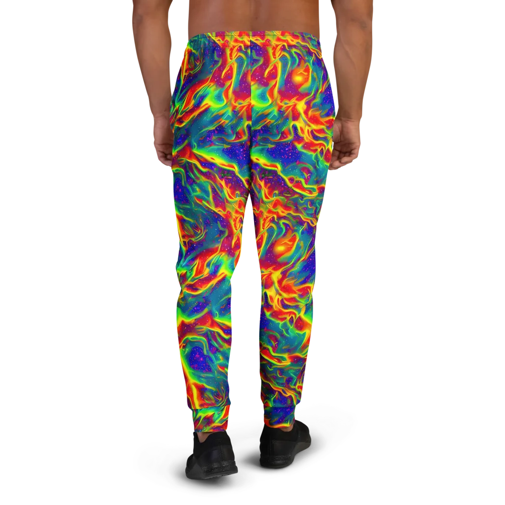 Nebula Symphony on Men's Joggers — Back