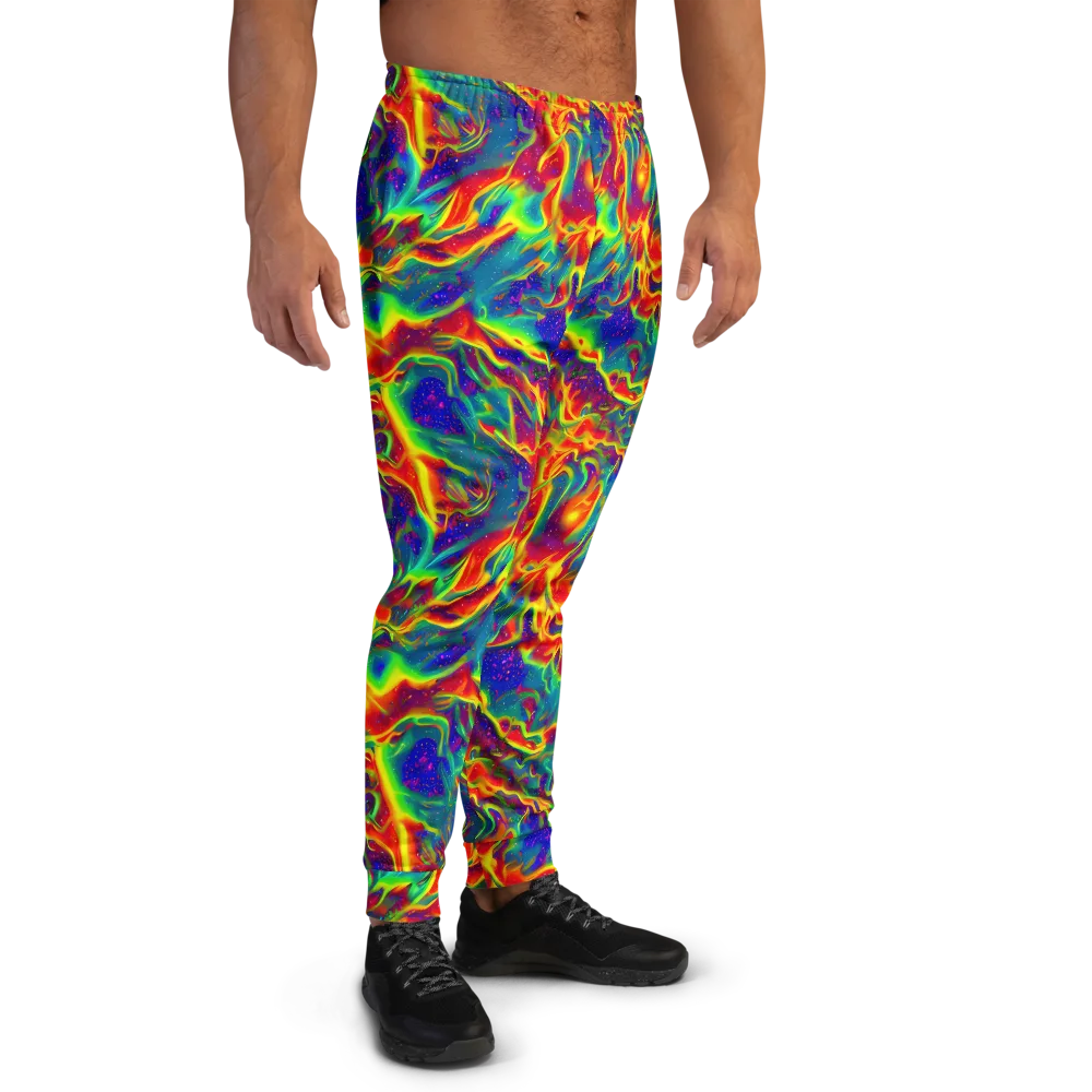 Nebula Symphony on Men's Joggers — Right