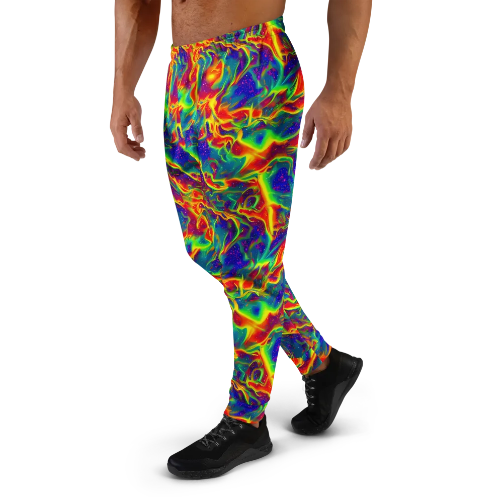 Nebula Symphony on Men's Joggers — Left