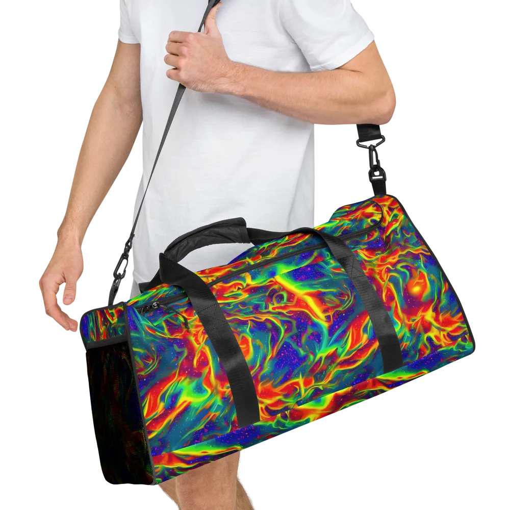 Nebula Symphony on Duffle Bag — Right Front