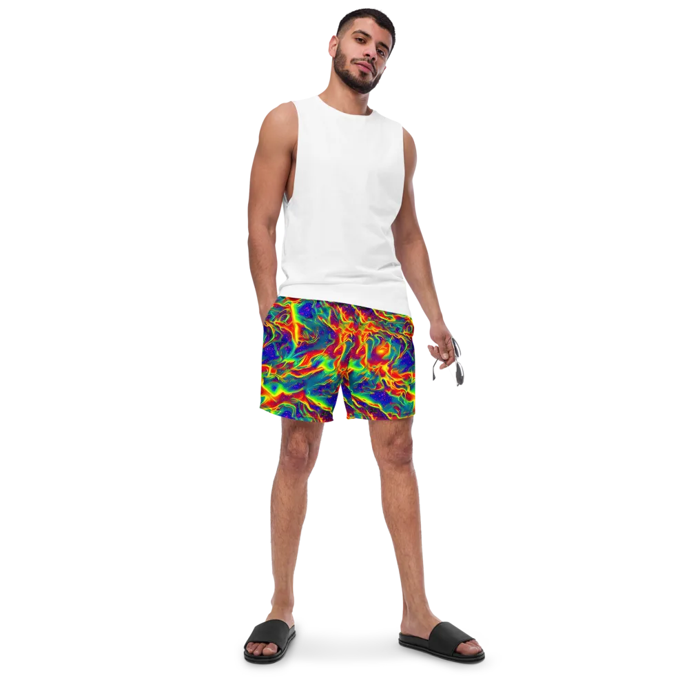 Nebula Symphony on Swim Trunks — Front