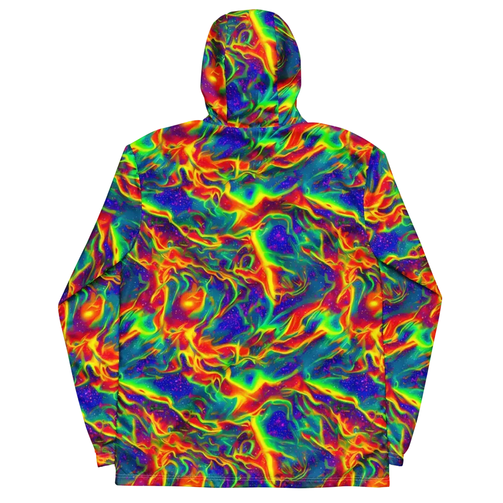 Nebula Symphony on Men's Windbreaker — Back