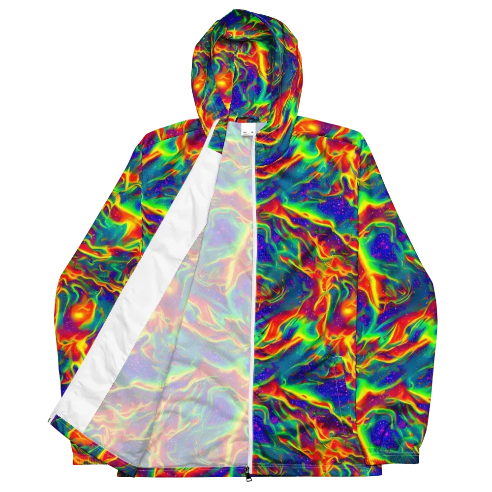 Nebula Symphony on Men's Windbreaker — Front