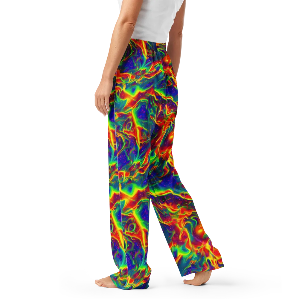 Nebula Symphony on Women's Pajama Pants — Left