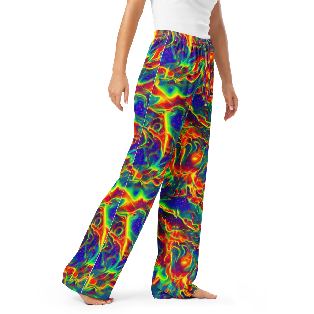 Nebula Symphony on Women's Pajama Pants — Right Front