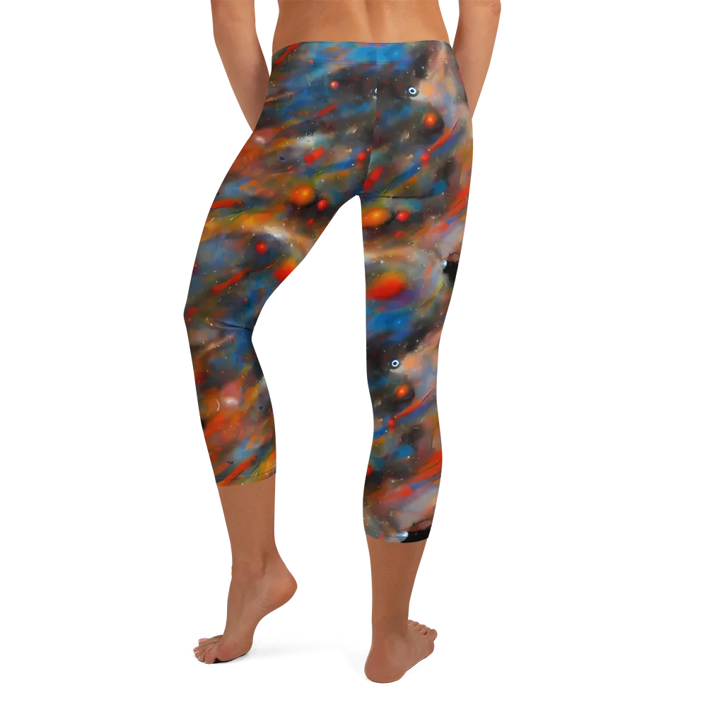 Ethereal Eclat on Capri Leggings — Back