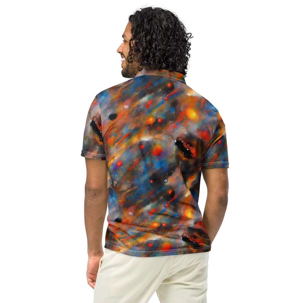 Ethereal Eclat on Men's Slim Fit Polo Shirt — Back